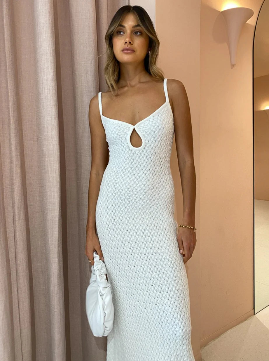 Elfie Maxi Dress in Ivory