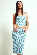 Campbell Corset and Moni Skirt in Swerve