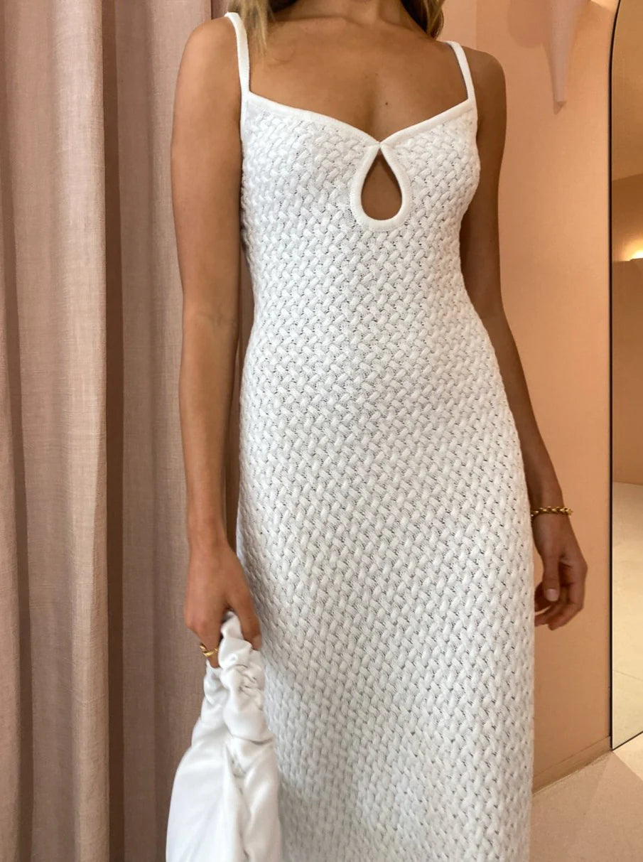 Elfie Maxi Dress in Ivory