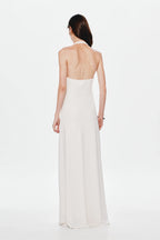 Jennifer Cupro Gown in Ivory