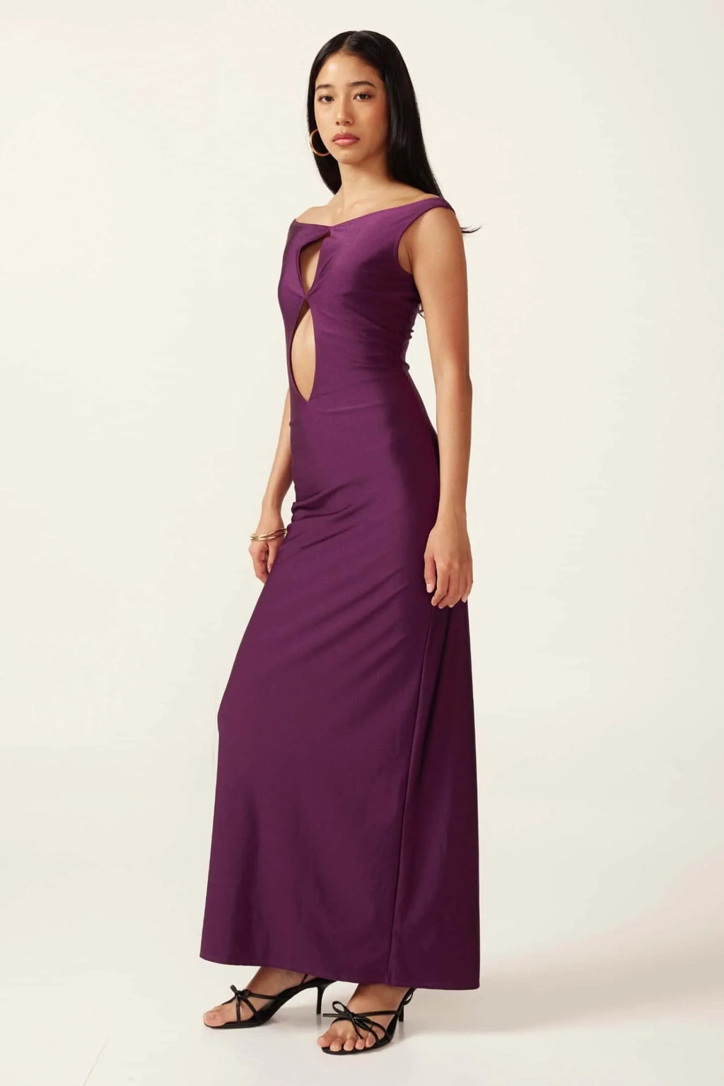 Passable Dress in Plum