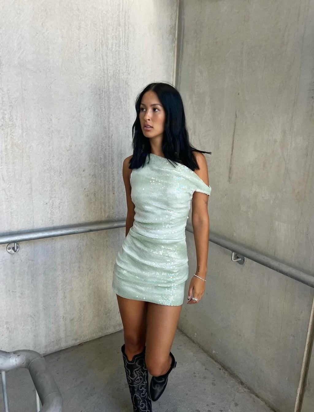 Brydie Asym Mini Dress