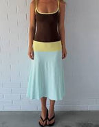 Lucy Midi Dress in Mirage
