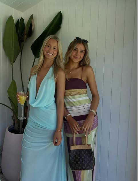 Fontana Slip Dress with Elisa Stripe