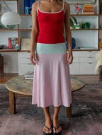 Lucy Midi Dress in Sorbet