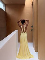 Rosa Gown in Lemon